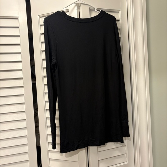 Athleta Nirvana Twist Front Sweatshirt Black Size Small - Picture 3 of 5